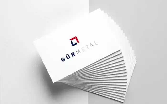 Gür Metal Minimal Logo Tasarım 