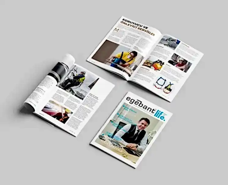 kreatif dergi tasarımı