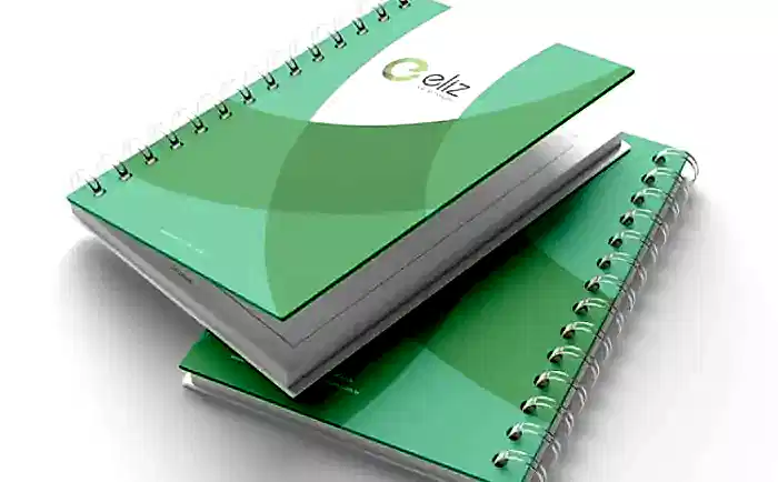 Eliz Cam Defter Ajanda Tasarım 