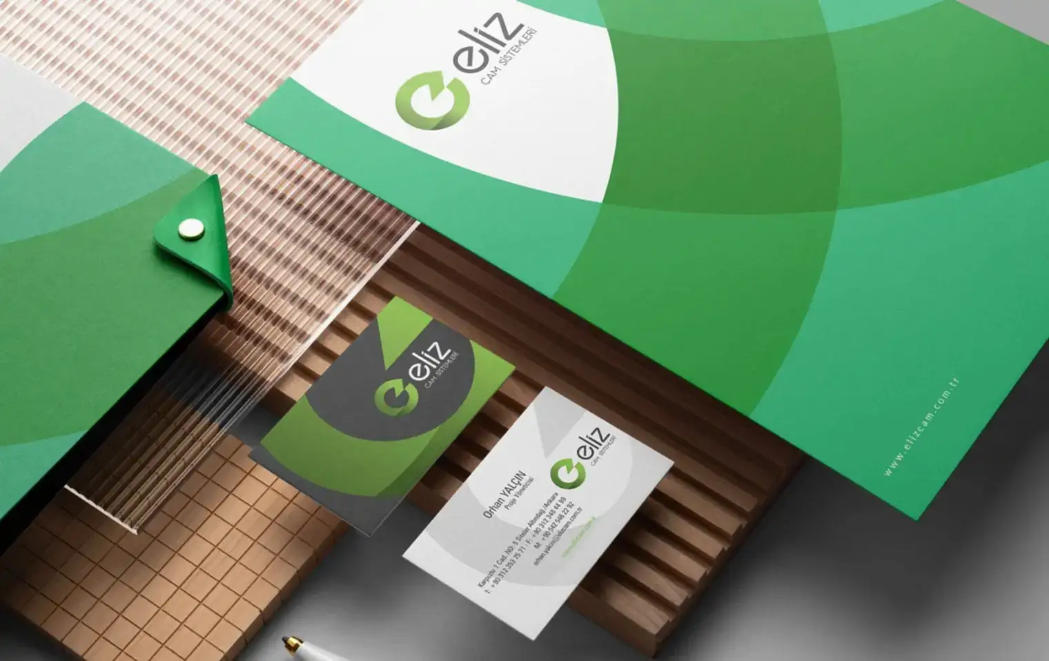 Eliz Cam Kurumsal Kimlik Tasarımı